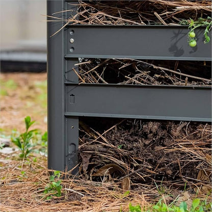 Vego Garden 32" Tall Modular Compost Bin 90" x 30" x 32" - Image 9