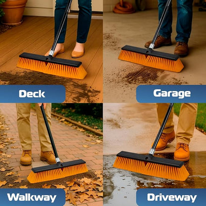 DSV Standard 18’’ Push Broom Outdoor Heavy Duty - Image 6