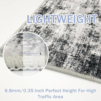 IOHOUZE Abstract Area Rug 4x6 Ft Washable Rugs - Image 5