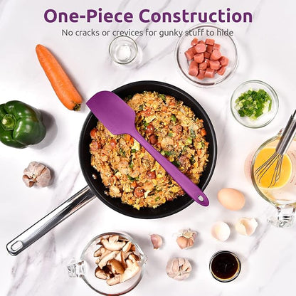 Heat Resistant Silicone Large Spatula: U-Taste 600ºF High Heat Flexible 11.38in - Image 8