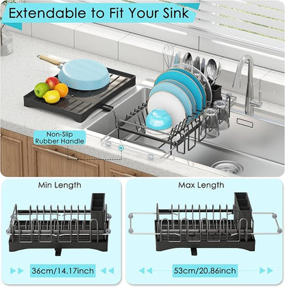 ANTOPY Dish Drying Rack in Sink, Expandable Rustproof Dish Rack - Image 4