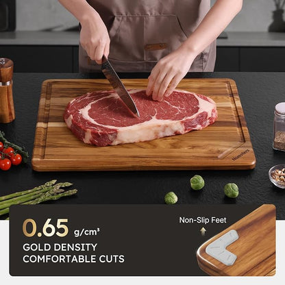 Extra Large Teak Wood Cutting Board - Image 5