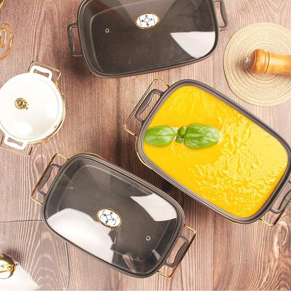 13" x 9" Ceramic Casserole Dish - Image 4