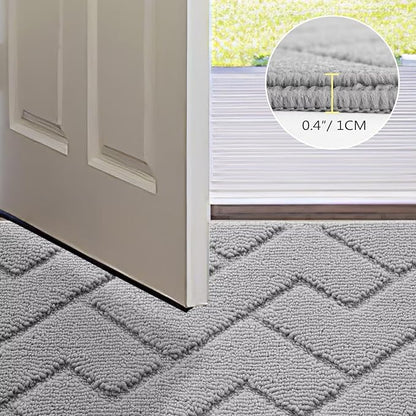 hicorfe Indoor Doormat, Front Back Door Mat TPR Backing Non Slip Mats 20"x31.5" - Image 4