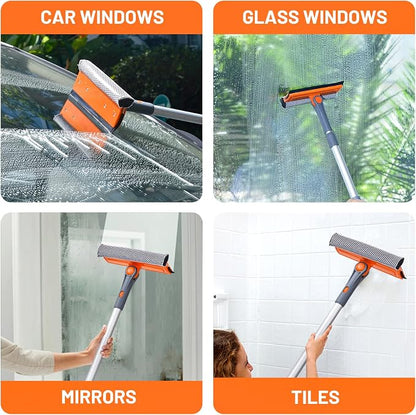 eazer Professional Window Squeegee, 2-in-1 Rotatable Squeegee - Image 6