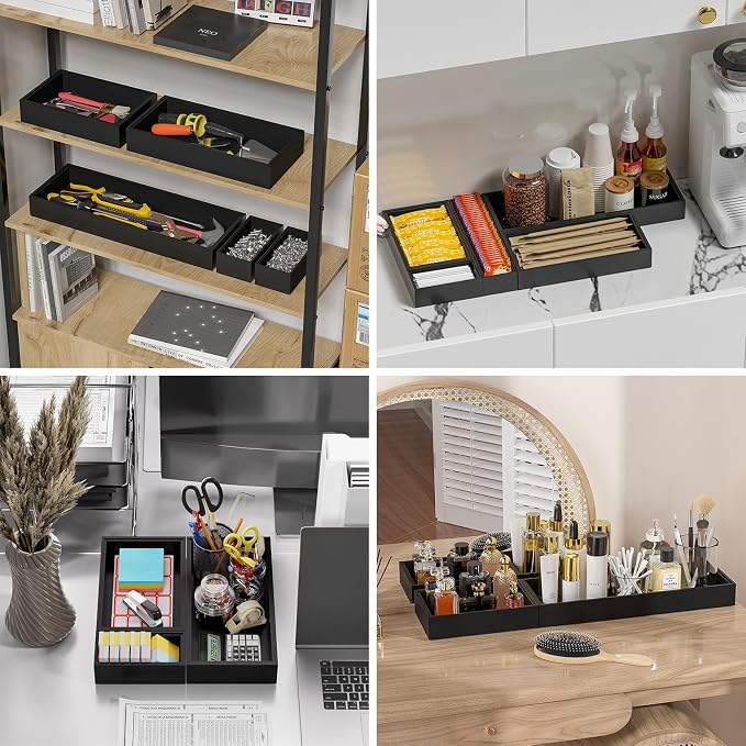 Bamboo Drawer Organizer, Extra Large Silverware Organizer - Image 7