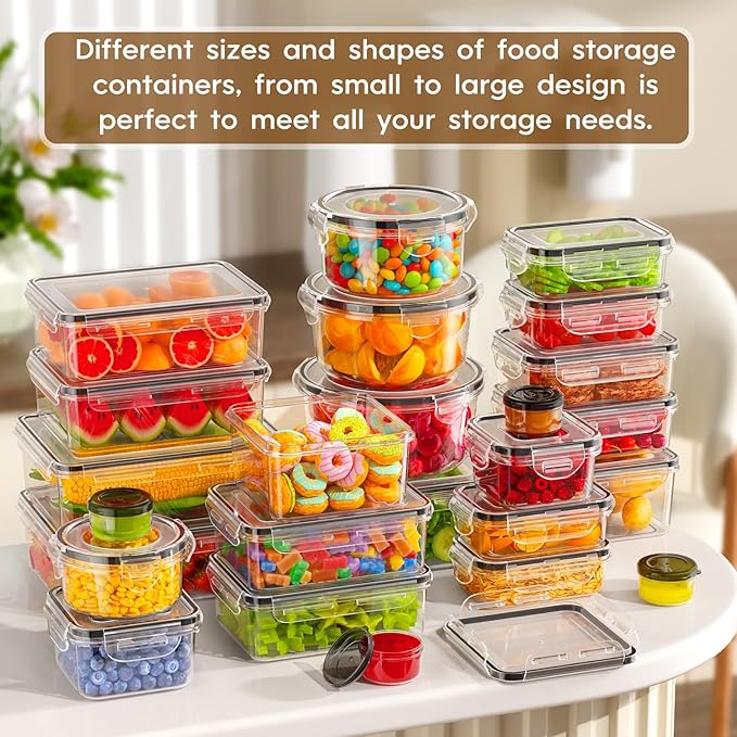 50 PCS Food Storage Containers - Image 8