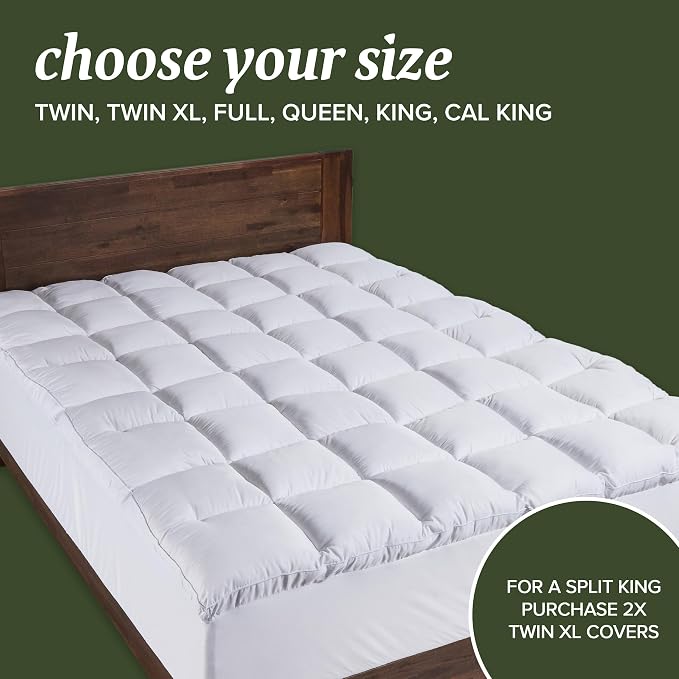Beckham Hotel Collection King Size Mattress Pad & Protector Hybrid - Image 8