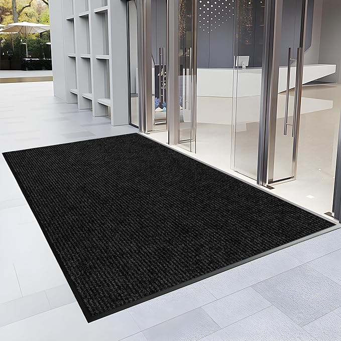 4′ x 33′ Front Door Mat Indoor Outdoor Entrance, Commercial Floor Mat Heavy by Morefany