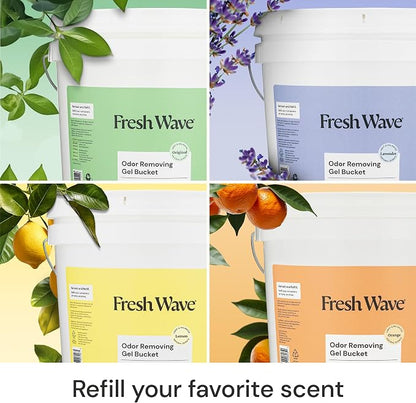 Fresh Wave Odor Removing Gel Bucket, 15.5 lb. | Lemon Scent Refill | Odor - Image 5