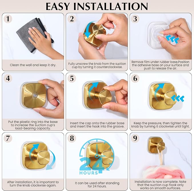 Suction Cup Hooks for Shower - Image 6