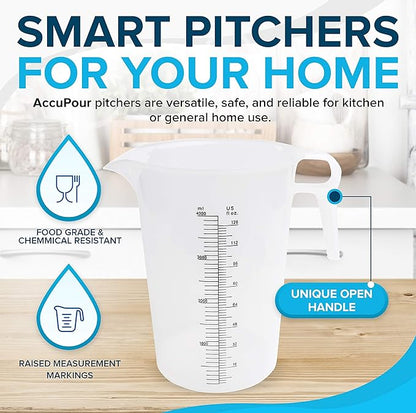ACCUPOUR 32oz Measuring Pitcher, Pool and Lawn - Image 2