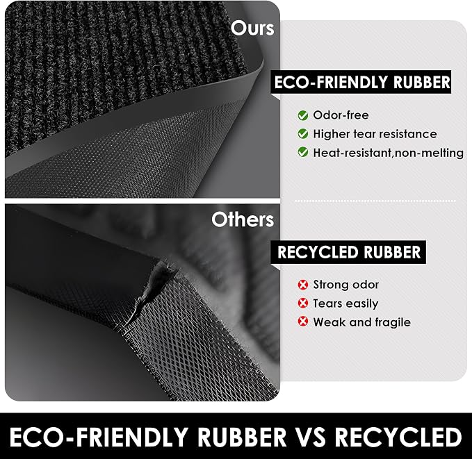 4′ x 59′ Front Door Mat Indoor Outdoor Entrance, Commercial Floor Mat Heavy - Image 9