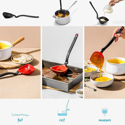 Dreamfarm Fladle Fold-Flat, Space-Saving Serving & Cooking Ladle Measures up to - Image 4