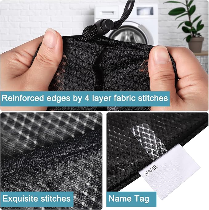 Polecasa Diamond Mesh Laundry Bags, 24 x 36 inches Heavy Duty Mesh Laundry Bag - Image 4