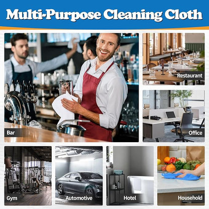 FIXSMITH Microfiber Cleaning Cloth, Shop Towels Bulk, Microfiber Towels - Image 5
