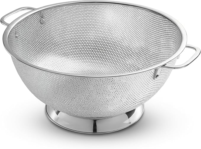 Bellemain Colander for Kitchen – 5 Qt Stainless Steel Strainer by Bellemain
