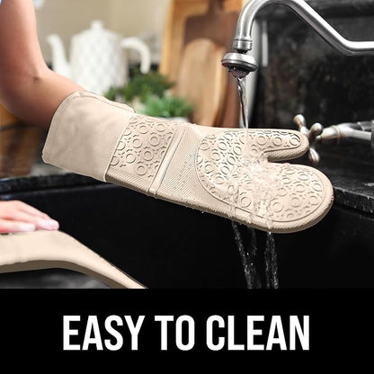 BPA-Free Silicone Oven Mitts Ultra Heat Resistant up to 500°F - Image 6