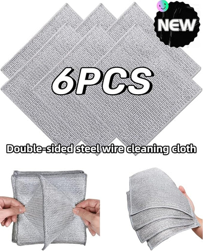 Stainless Steel Scrubber and Cleaning Rags - Image 6