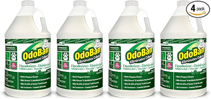 OdoBan Professional Disinfectant and Odor Eliminator Concentrate, Made in the by OdoBan