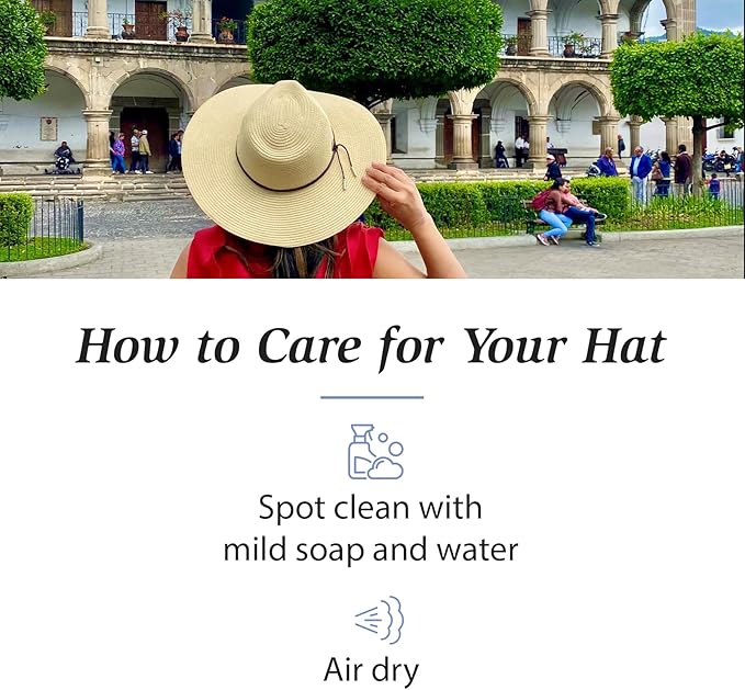 Wallaroo Hat Company Women’s Monetecito Fedora – UPF 50+ UV Protection, Wide Brim, Medium Size, Packable, Adjustable Sun Hat