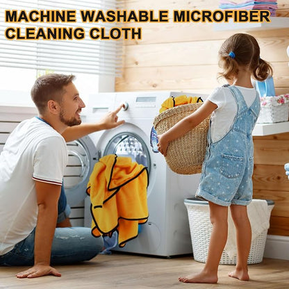 Tallew 80 Pcs Microfiber Towels 16 Inch x 16 Inch Microfiber Cloth Car Drying - Image 3