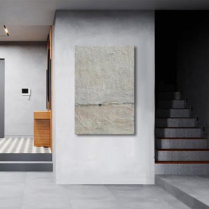 NANKAI Hand painted Minimalist Black and White art canvas Abstract Oil painting - Image 7