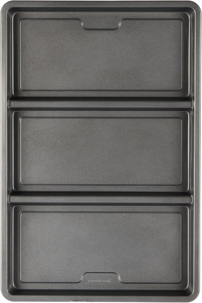 GoodCook Divided Baking Sheet Premium Carbon Steel Nonstick Pan, 11 x 17-Inch by GoodCook