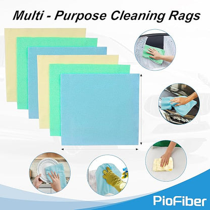 Shop Towels – 20 Pack Edgeless Microfiber Cleaning Cloths, Reusable Towels - Image 2