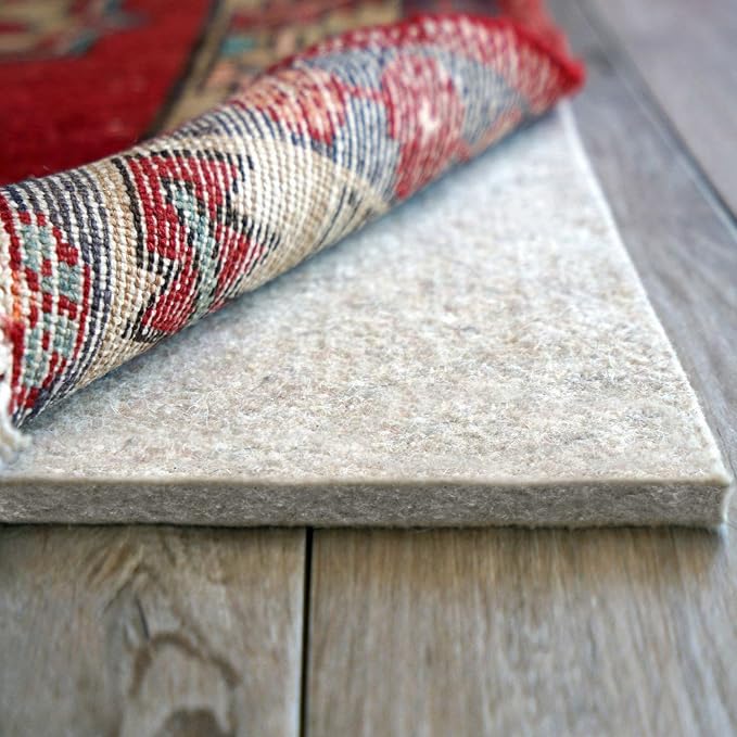 RUGPADUSA - Eco-Plush - 10'x13' - 1/2" Thick - 100% Felt - Luxurious Cushioned by RugPadUSA
