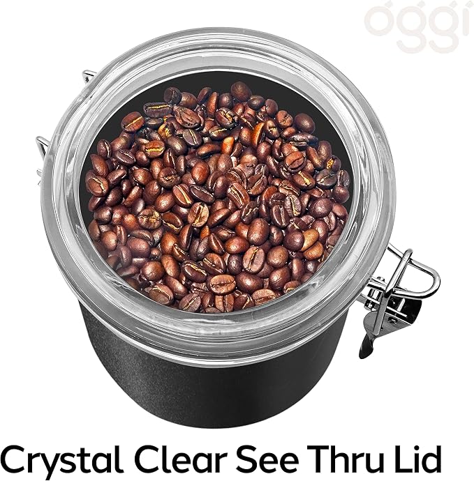 Oggi Stainless Steel Kitchen Canister 62 fl oz, Food Storage, Pantry Storage. - Image 4