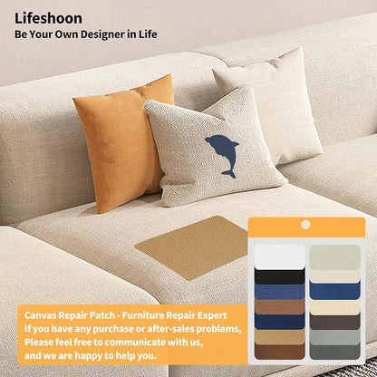 Fabric Repair Patches, Canvas Self-Adhesive Fabric Patches Tape Durable - Image 7