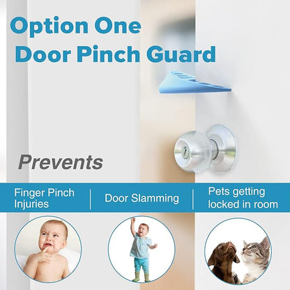 Door Pinch Guard and Stopper, Durable Silicone Finger Pinch Guard, Prevents - Image 2