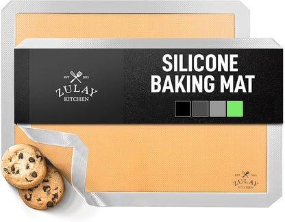 Zulay Kitchen Silicone Baking Mat Sheet Set by ZulayKitchen