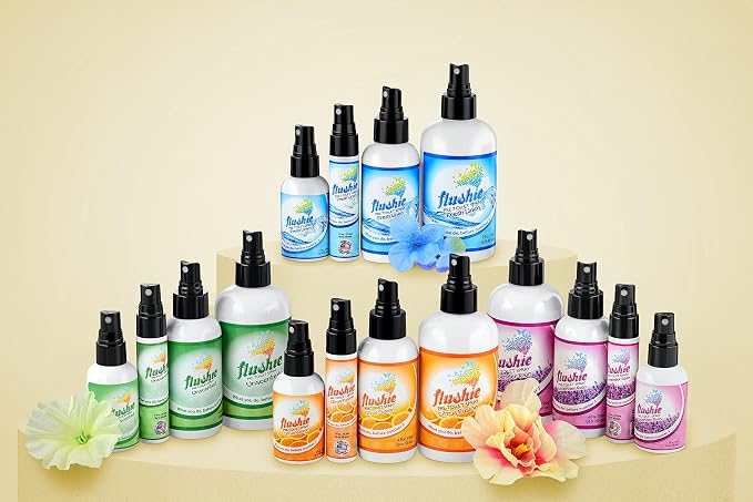 Flushie Pre-Toilet Spray Travel Size Toiletries Bathroom Spray - Image 5