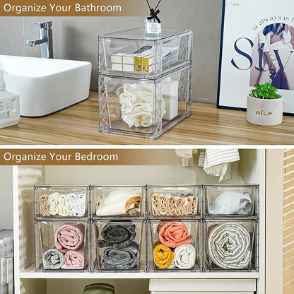 4Pack Stackable Kitchen Storage Organizer, Pantry Organizers and Storage - Image 6