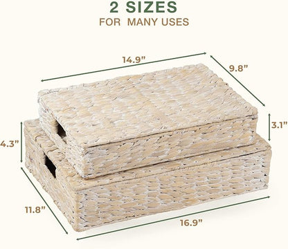 Set of 2 Decorative Storage Boxes - Image 5