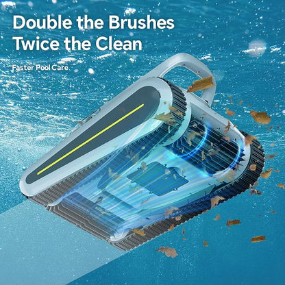 Cordless Robotic Pool Cleaner -Pool Vacuum 180W Brushless Motor, 000Pa Suction - Image 6