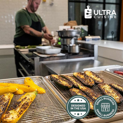 Ultra Cuisine Oven-Safe, Dishwasher-Safe 100% Stainless Steel Cooling & Baking - Image 7