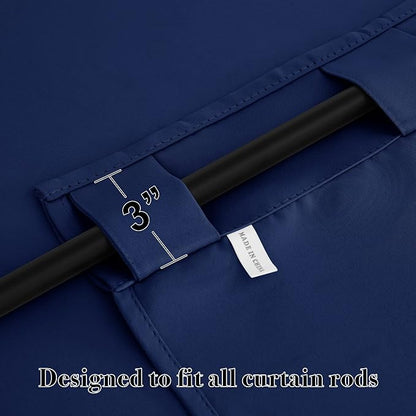 RYB HOME Kitchen Curtain Room Darkening Drapes, Thermal Insulated Curtains - Image 2