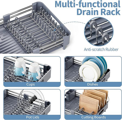 Dish Racks for Kitchen Counter, Dish Drying Rack - Image 4