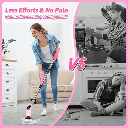 Electric Spin Scrubber, Cordless Cleaning Brush, Shower Scrubber - Image 2