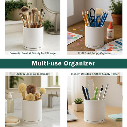 D'vine Dev 360° Rotating Utensil Holder – 7.2" Kitchen Utensil Crock - Image 7