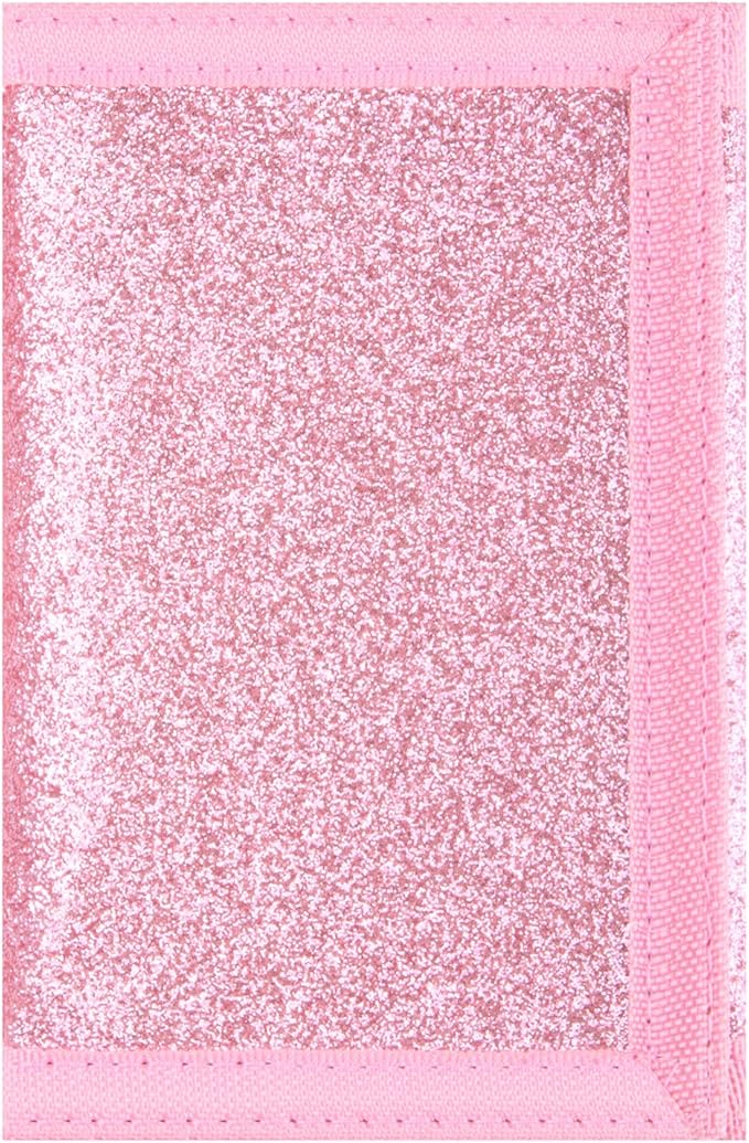 NEICY RFID Blocking Canvas Wallet for Men and Women - Camo Trifold Outdoor Sports Wallets with Magic Sticker for Teen Kids (Rose Bling)