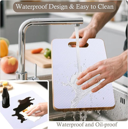 Cabinet Shelf Liner 11 Inch Wide X 20 Ft Non-Slip Kitchen Drawer Liners - Image 2