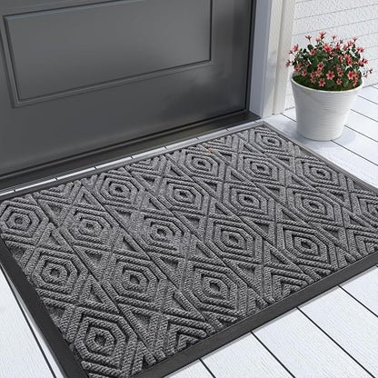 Yimobra Door Mat, Outdoor Indoor Entrance Welcome Mat, Heavy Entry Front Door by Yimobra