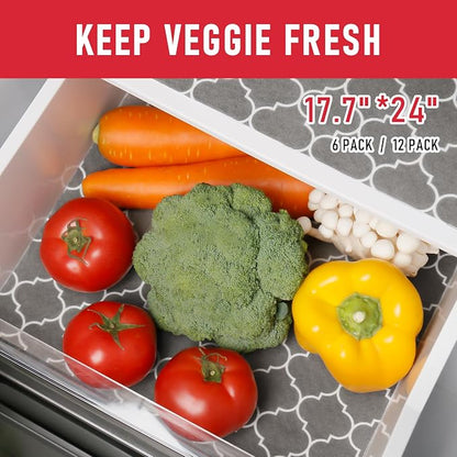 Cooyes 6 Pack Refrigerator Shelf Liners - Image 4