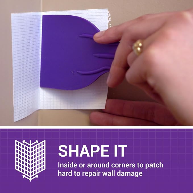 StrongPatch® 4 in. x 4 in. Flexible Self-Adhesive Wall Repair Patch – Versatile - Image 3
