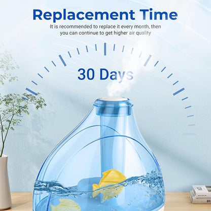 Funmit 6 Pack Universal Humidifier Cleaner Fish Compatible - Image 8