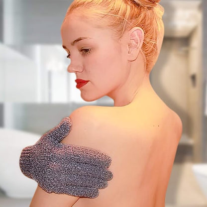 Evridwear Exfoliating Dual Texture Bath Gloves - Image 4